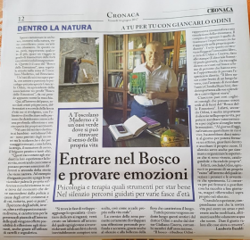 CRONACA DI MANTOVA - IL BOSCO DELLE EMOZIONI 